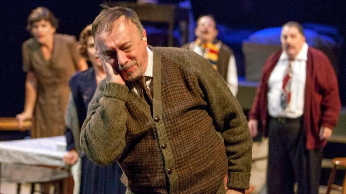 Actor Terry Meddows, a Fairview Heights native, in a scene from “The Diary of Anne Frank” in 2015 at the New Jewish Theatre in St. Louis. He currently portrays George Gould Strong in “Grey Gardens, the Musical.”