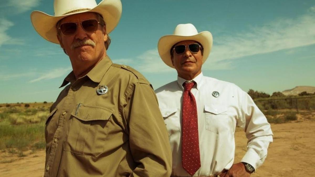 Jeff Bridges and Gil Birmingham as Texas rangers in "Hell or High Water," which opens here Aug. 19.