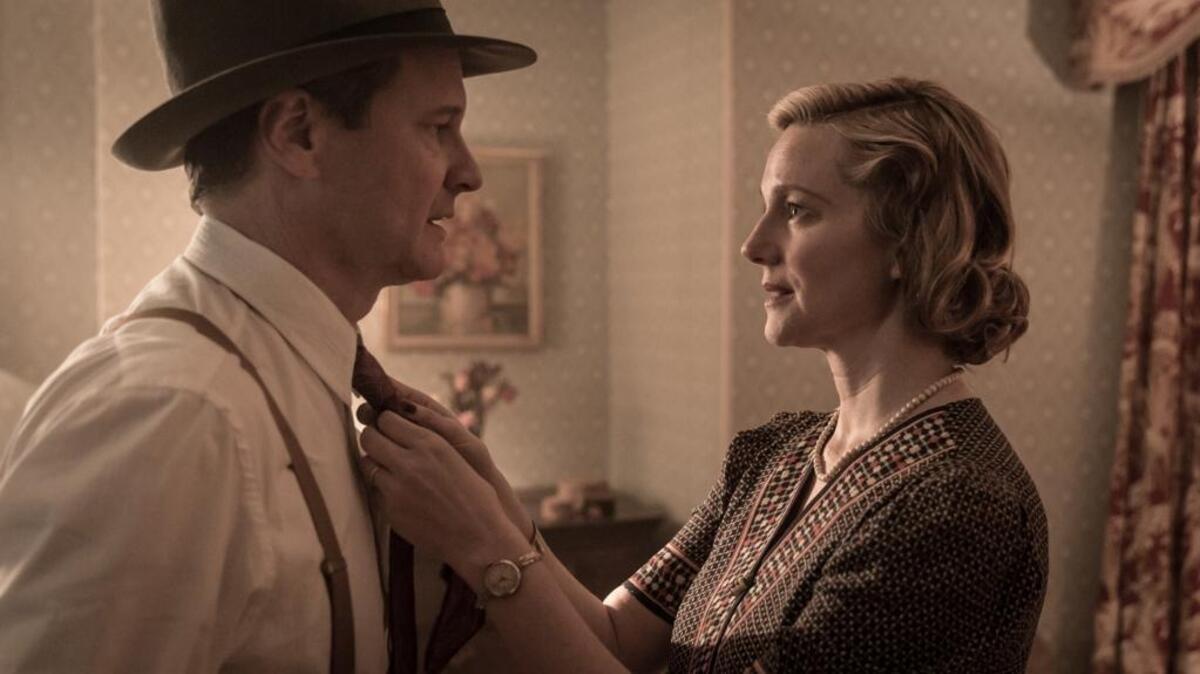 Colin Firth and Laura Linney in "Genius."