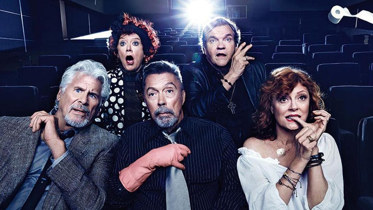 The “Rocky Horror Picture Show” cast reunited — Barry Bostwick, Tim Curry, Susan Sarandon, Richard O’Brien and Patricia Quinn.