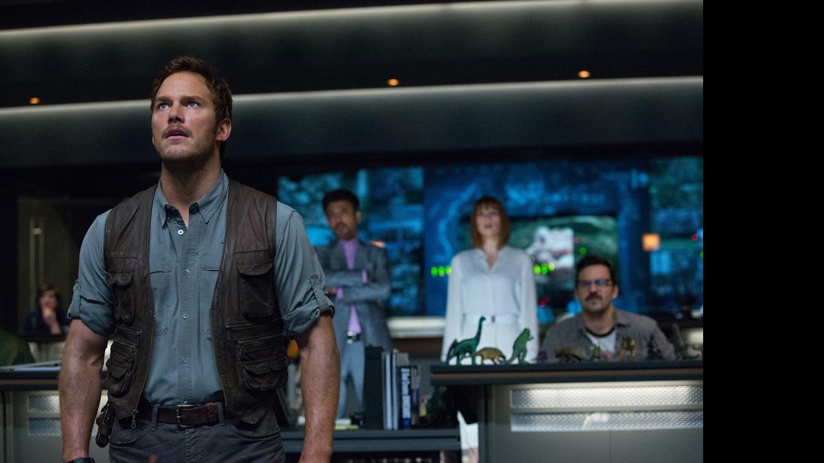 
Chris Pratt plays a believable hero in “Jurassic World.’
