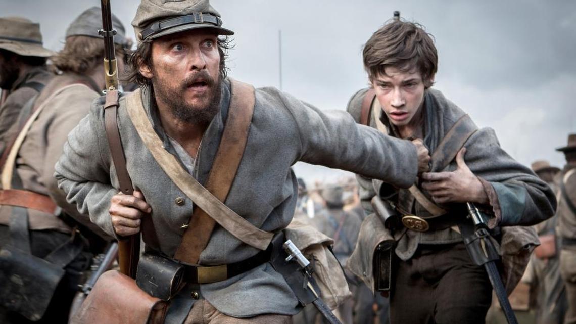 Matthew McConaughey, left, stars in "Free State of Jones."