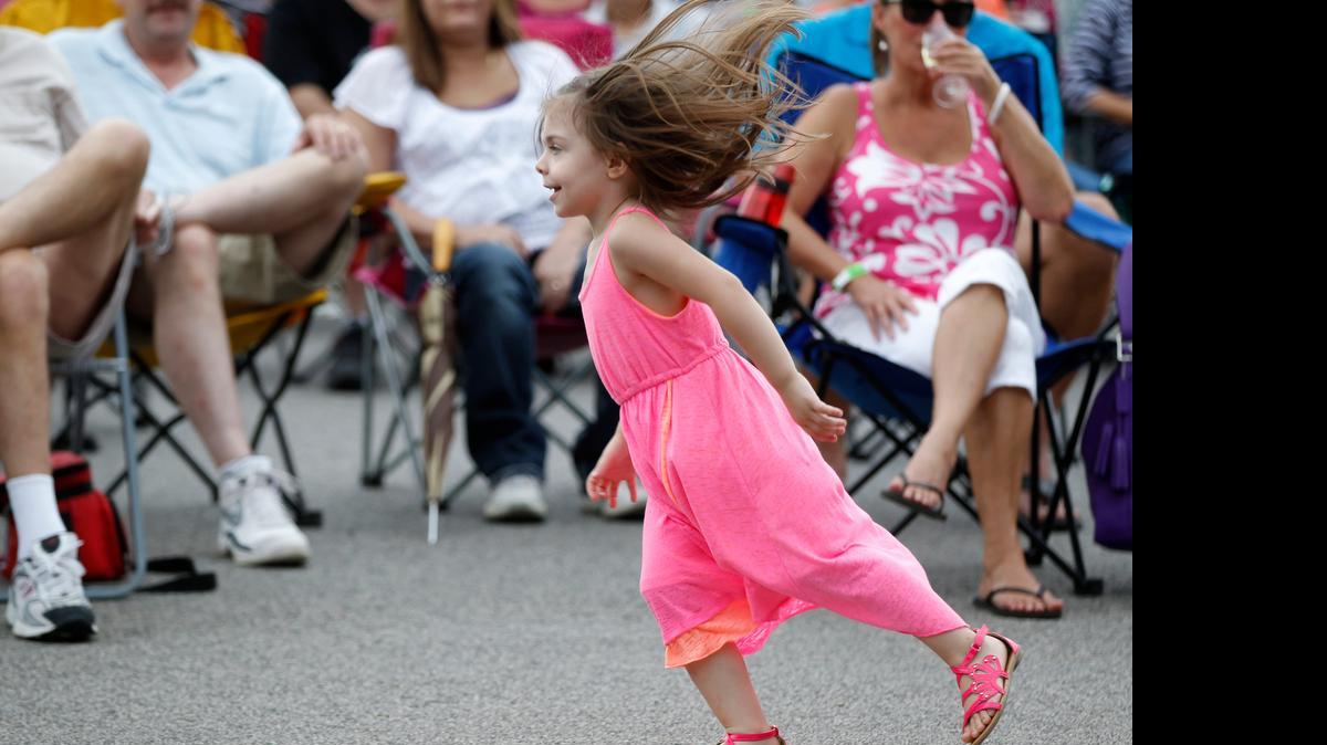 
Erica Pfiefer, 4, danced at the 2014 Wine Dine, and Jazz festival.
