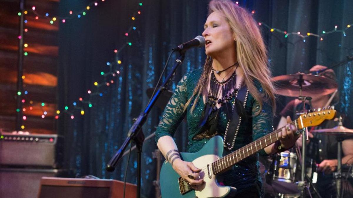 
Meryl Streep plays guitar and sings in "Ricki and the Flash." 
