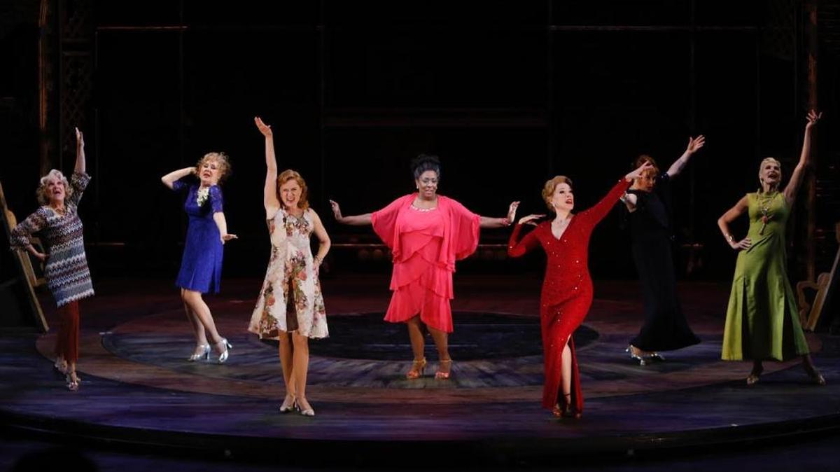 The women of “Follies” which is playing at the Repertory Theatre through Oct. 2