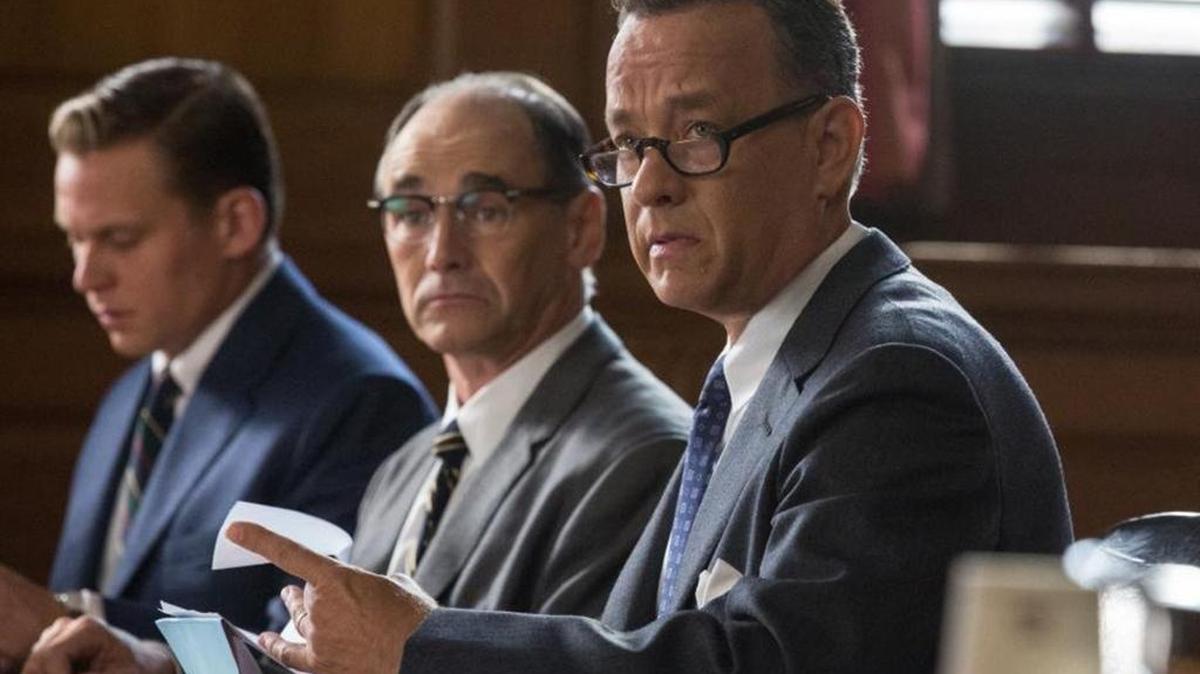 
Tom Hanks, right and Mark Rylance star in "Bridge of Spies." 

