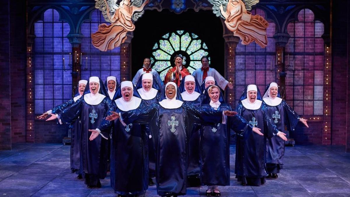 “Sister Act,” a musical comedy, is being presented by Stages St. Louis at Robert G. Reim Theater in Kirkwood, Mo., through Oct. 9.
