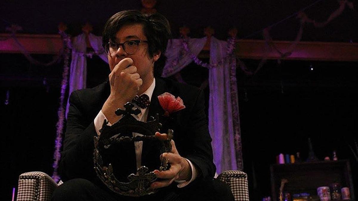 Mitch Eagles as a young, ambitious Macbeth.