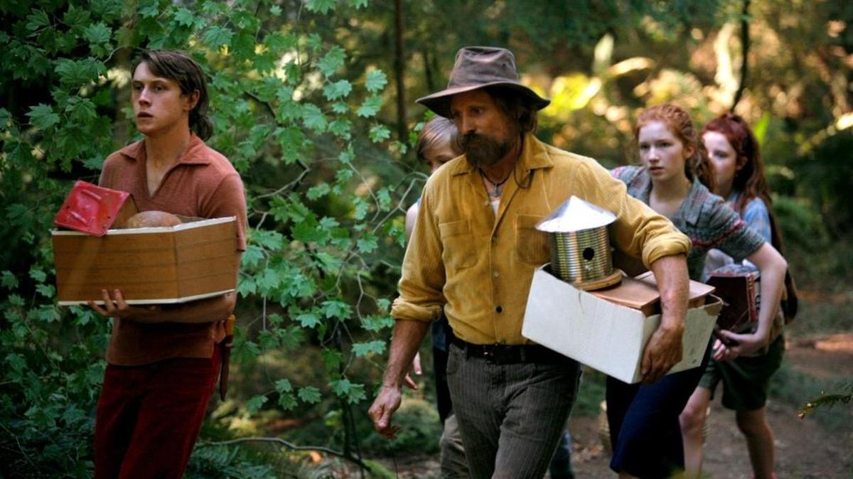 In "Captain Fantastic," Viggo Mortensen's character raises his six children off the grid in the Pacific Northwest to shield them from a broken society.