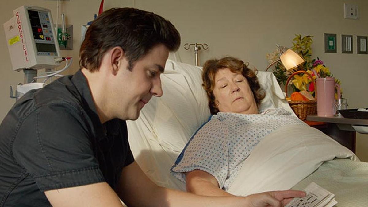 Margo Martindale and John Krasinski star in “The Hollars.”