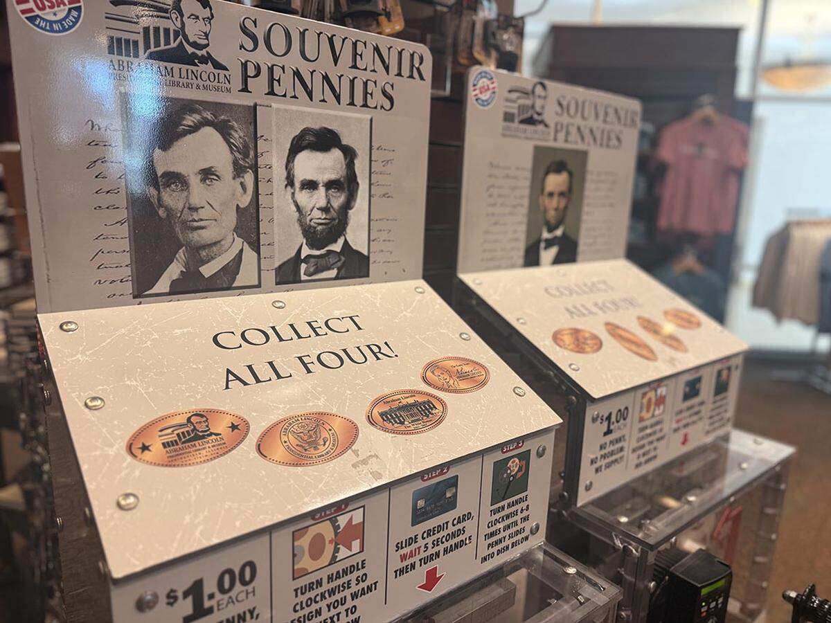 Though the U.S. Mint officially halted penny production in November, the Abraham Lincoln Presidential Museum will continue to sell penny-themed souvenirs in its gift shop.