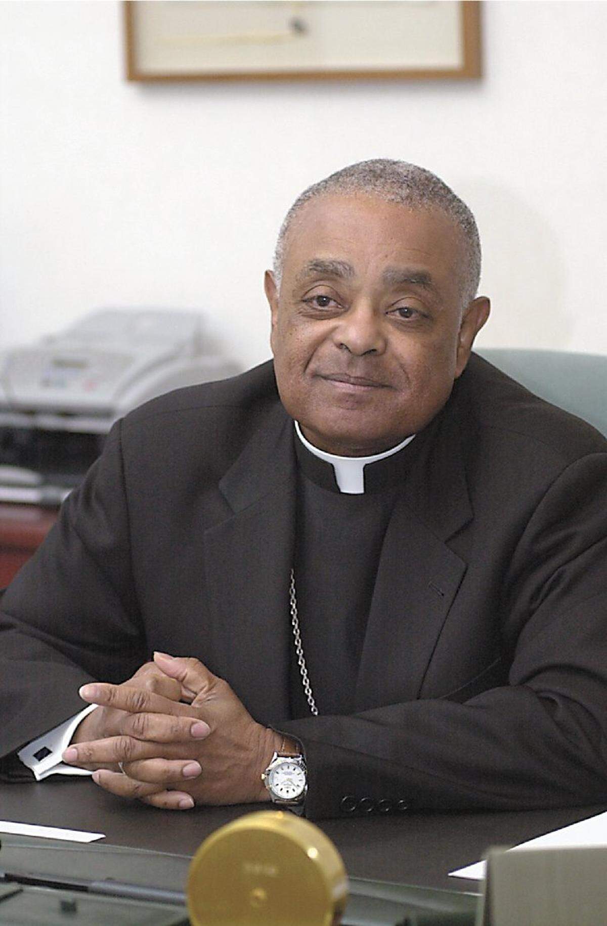 Former Belleville Bishop Wilton Gregory is pictured in this 2004 file photo.