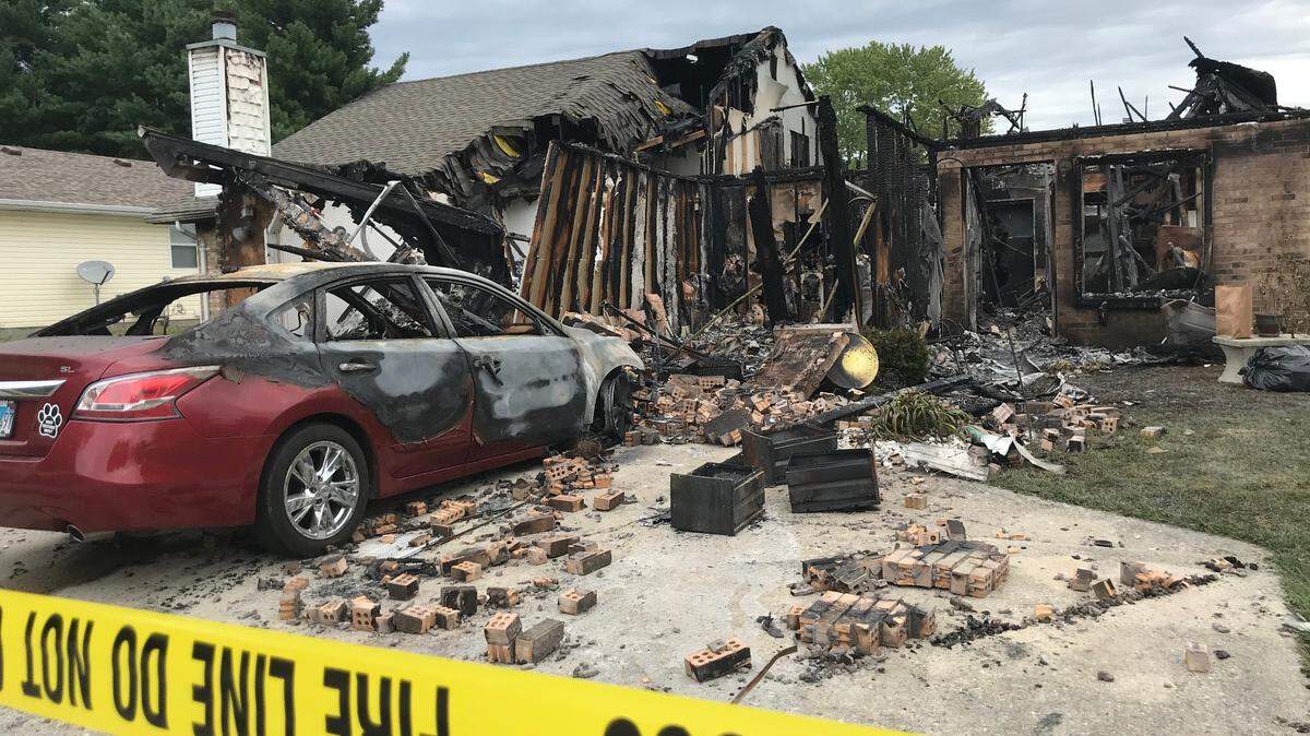 A duplex in the 500 block of Wood Thrush Street in Troy was destroyed by fire on Thursday afternoon. On Friday, it was surrounded by yellow police tape. Troy Chief Brent Shownes confirmed an ongoing criminal investigation.
