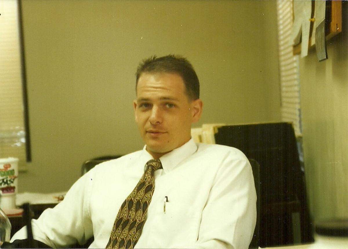 Pictured is recently retired O’Fallon Police Chief Eric Van Hook early in his law enforcement career.