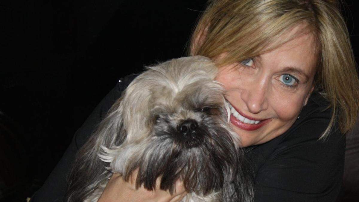 Columnist Michelle Schrader with her beloved Shih Tzu, Captain Jack