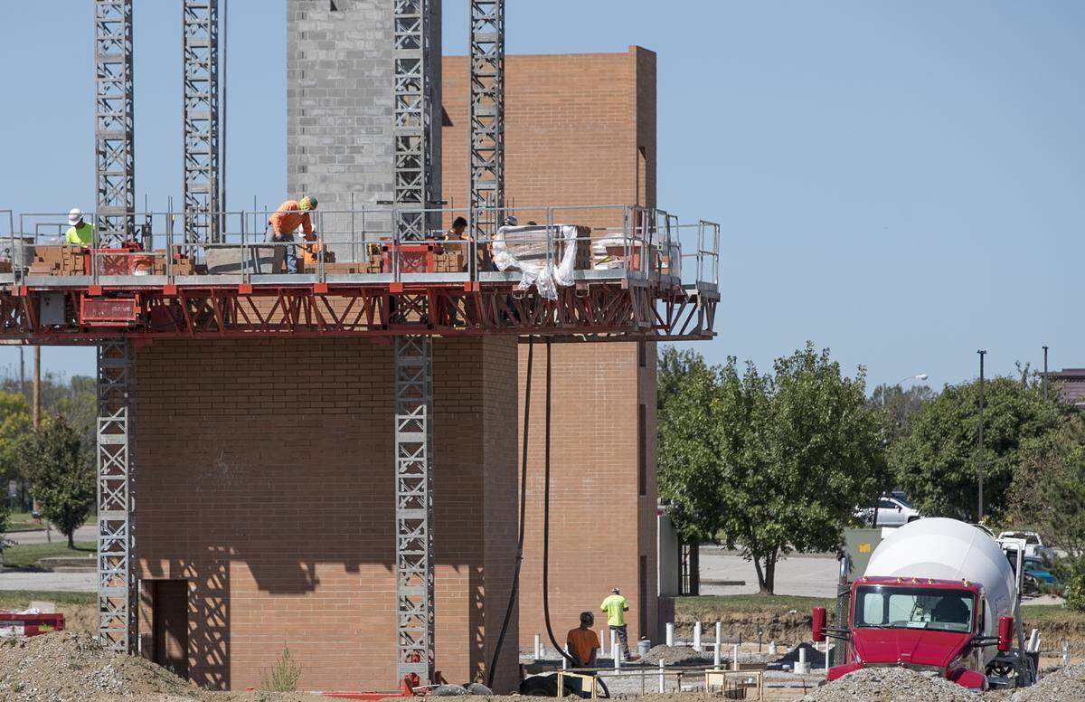 The Fairfield Inn at Central Park by Marriott is under construction on 2.66 acres at 1180 Central Park Drive, next door to Gold’s Gym. It will feature 108 rooms on four floors.