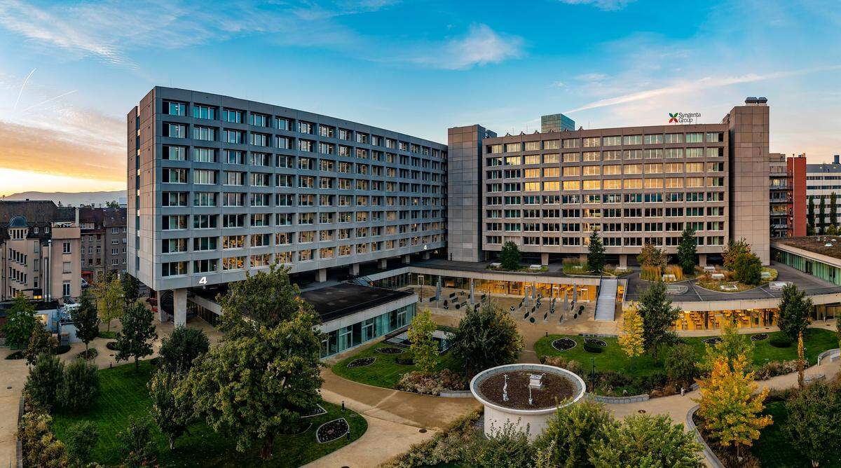 The Syngenta Group headquarters in Rosentalstrasse, Basel, Switzerland on Friday, Oct. 15, 2021.
