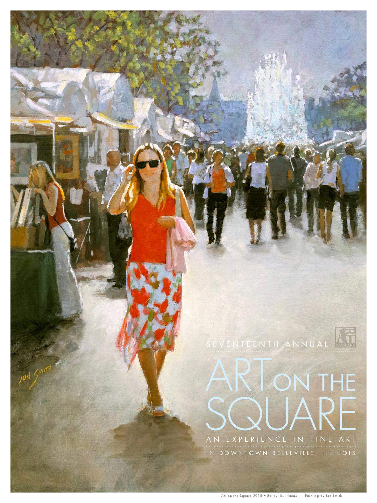 Jon Smith of Clearwater, Fla., produced the poster for last year’s Art on the Square festival in downtown Belleville. He is a plein air artist and his medium is oil and acrylic. Smith participated in the 2008 Art on the Square and will be showing his work at this year’s festival.