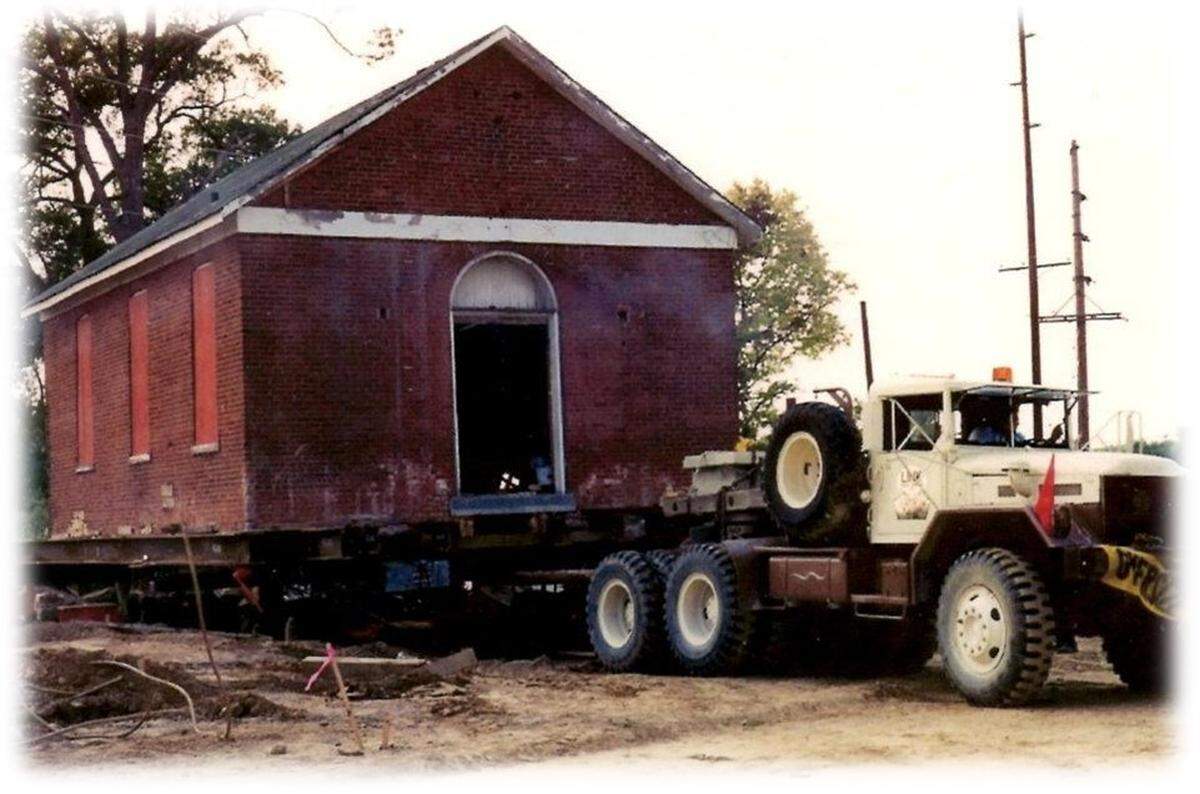 The old Shoemaker School was moved from Gilmore Lake Road to Gall Road in 1992 keep it from being demolished with the widening of Illinois 3.