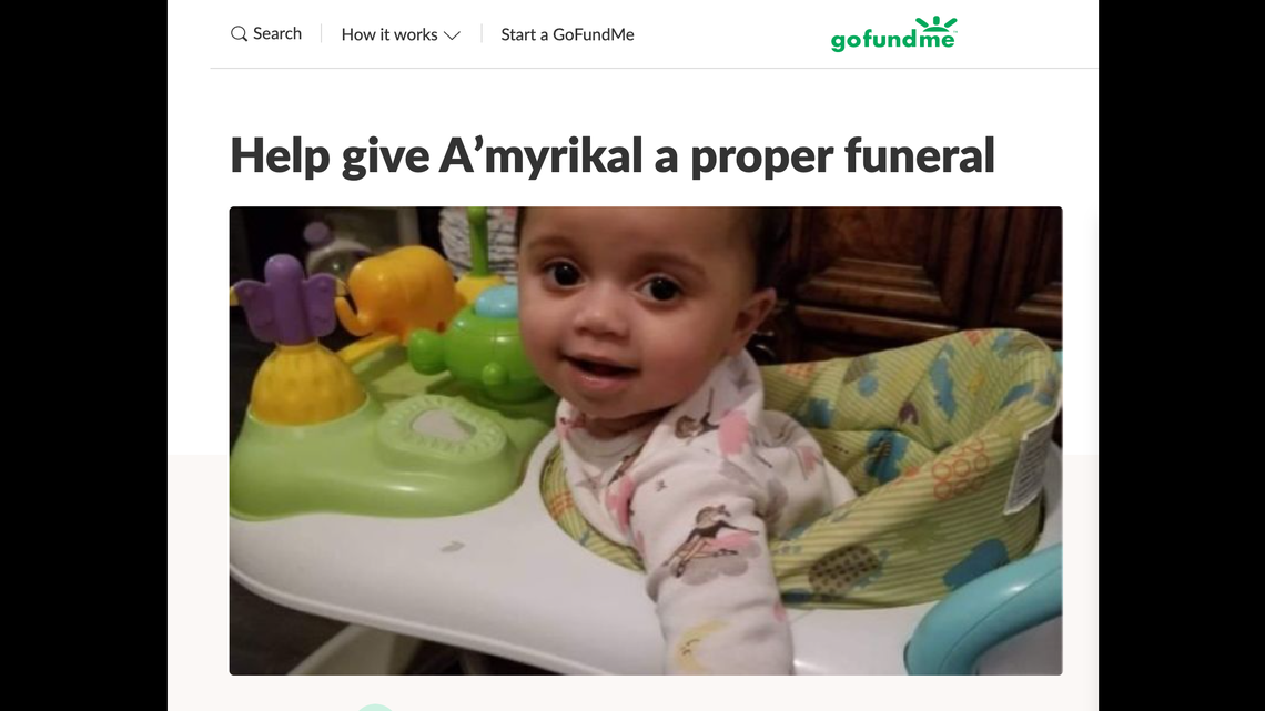 A’myrikal Hull, a 1-year-old girl in Illinois, was attacked and killed by a family dog, police say.