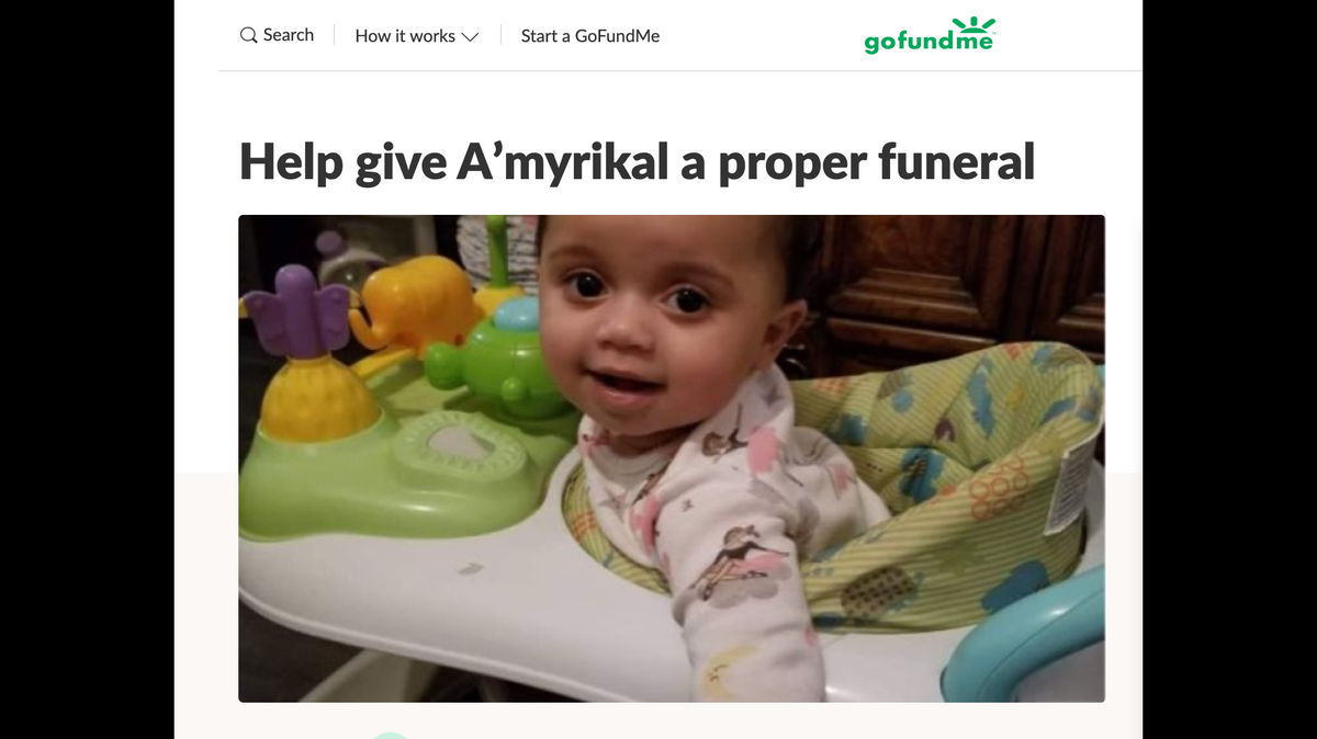 A’myrikal Hull, a 1-year-old girl in Illinois, was attacked and killed by a family dog, police say.