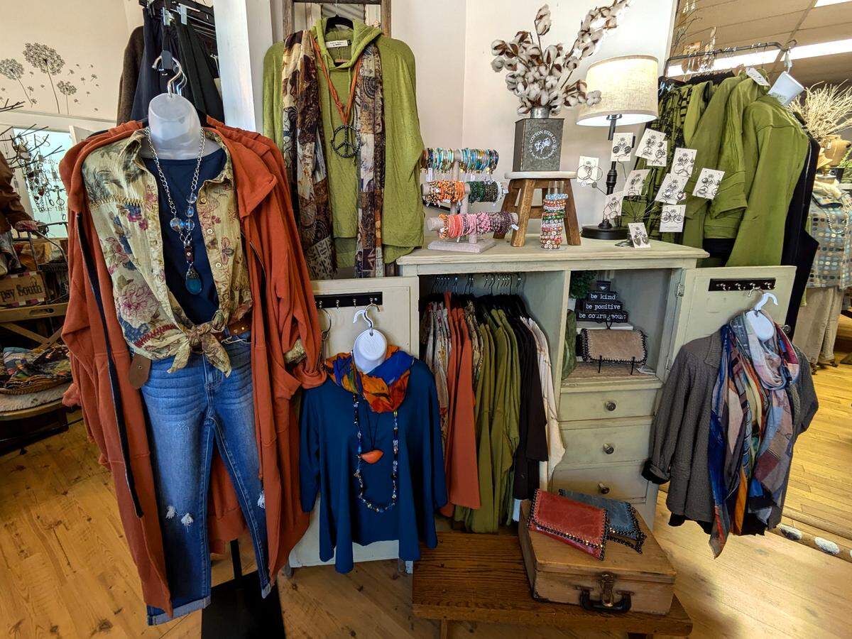 Minerva Boutique, 208 W. St. Louis St., Lebanon, has women’s apparel and accessories in various styles.