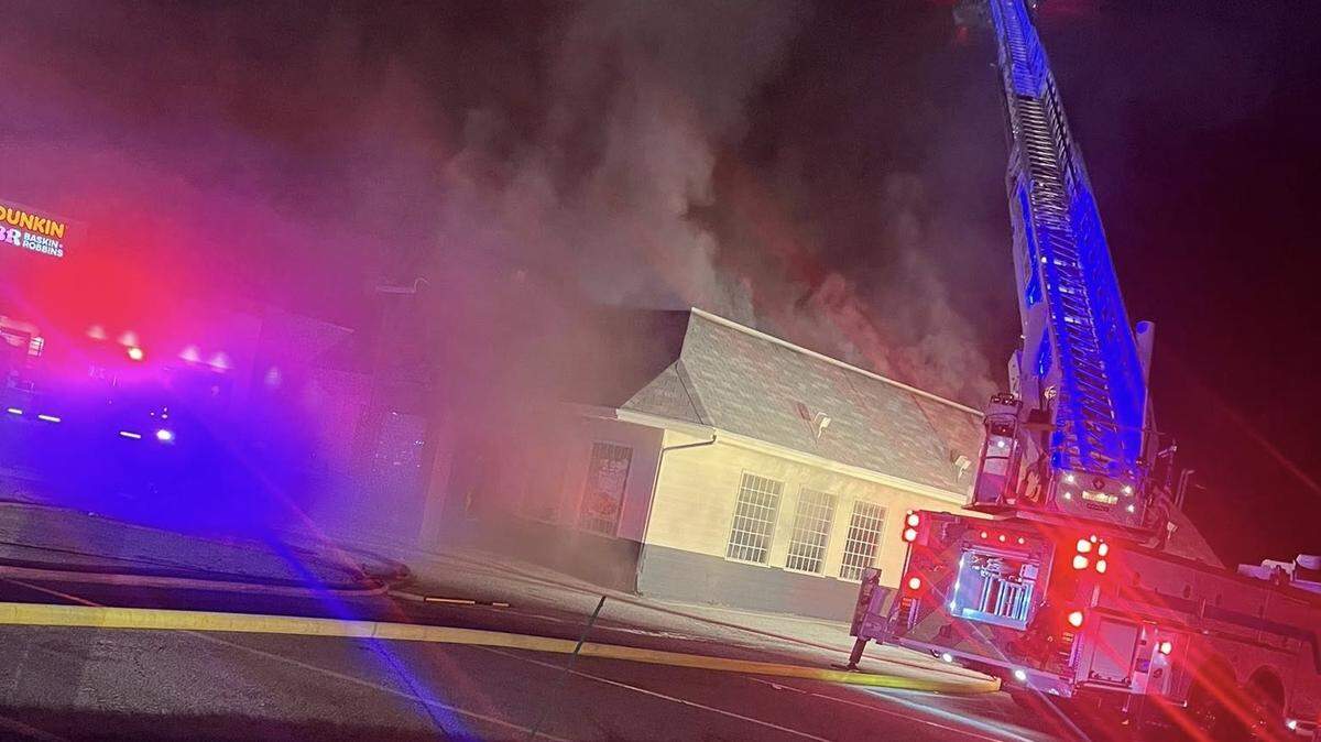 Five neighboring departments responded to help Fairview Fire Department fight a fire at Captain D’s restaurant on South Illinois Street early Saturday morning.