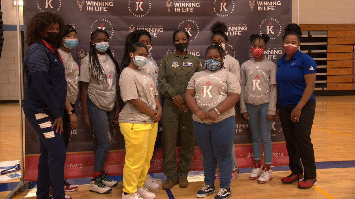 Air Force’s highest-ranking female tells East St. Louis youth ‘the sky’s not the limit’