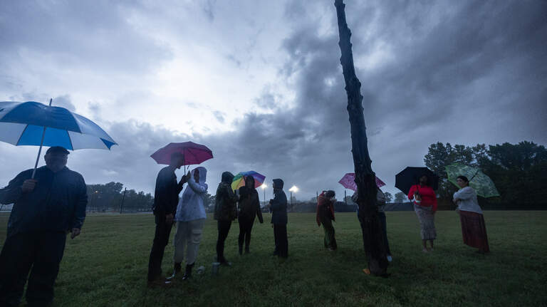 Ancient sunrise observation at Cahokia Mounds continues with or without sun