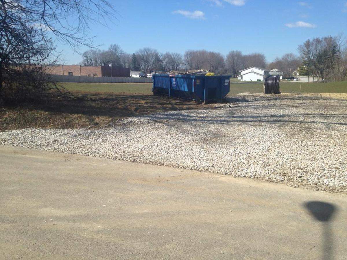 Roger Van Etten, who lives at 123 S. Lawn Ave., took this picture of what he called " unsightly Dumpster" across the street from is house.