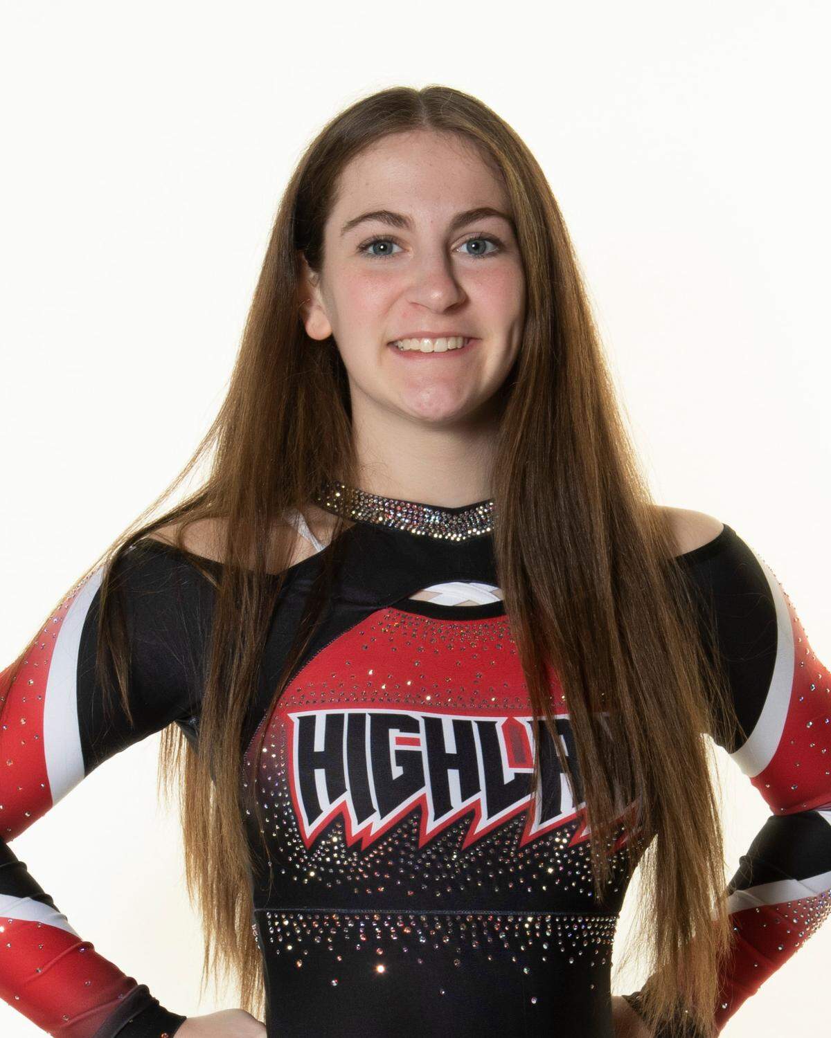 Chloe McTeer was one of three Highland High School cheerleaders to make the All-State team.