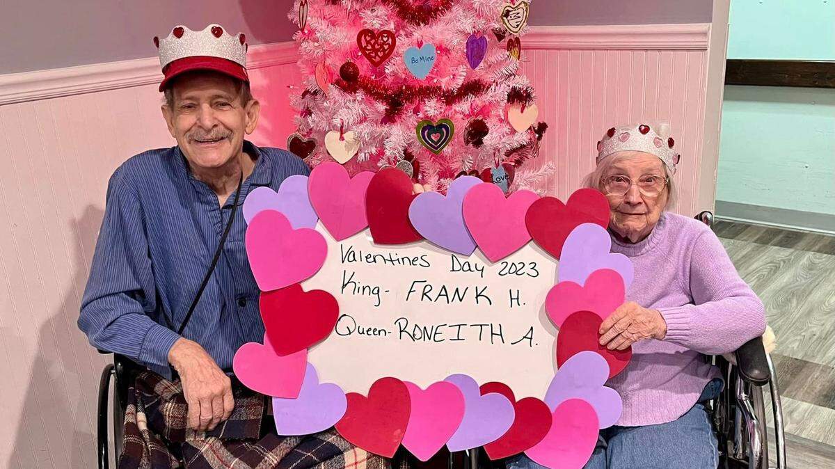 Valentine’s Day was a really busy day for the residents at Alhambra Rehab and Healthcare. The crowning of this years king and queen took place. Congratulations to Frank Hunter and Roneith Anderson.