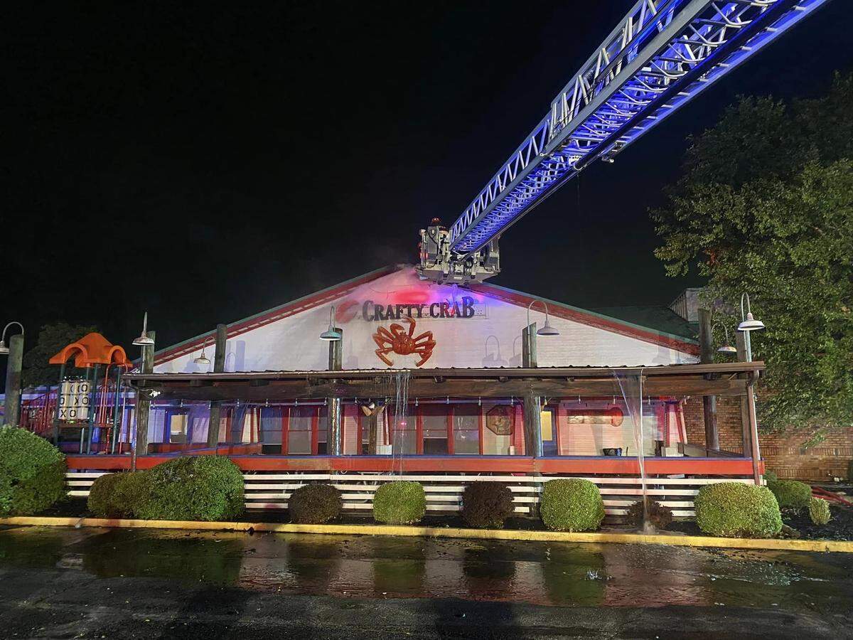 Firefighters were able to save an estimated 80% of the Crafty Crab restaurant in Fairview Heights from a fire that mostly damaged the roof on Friday night.