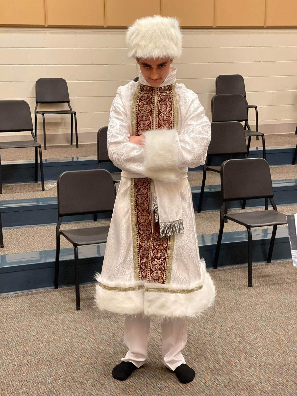 O’Fallon Township High School’s theatre and music departments are presenting “Anastasia” Thursday, March 31, through Sunday, April 3. Pictured is ensemble cast member Jack Schottel.