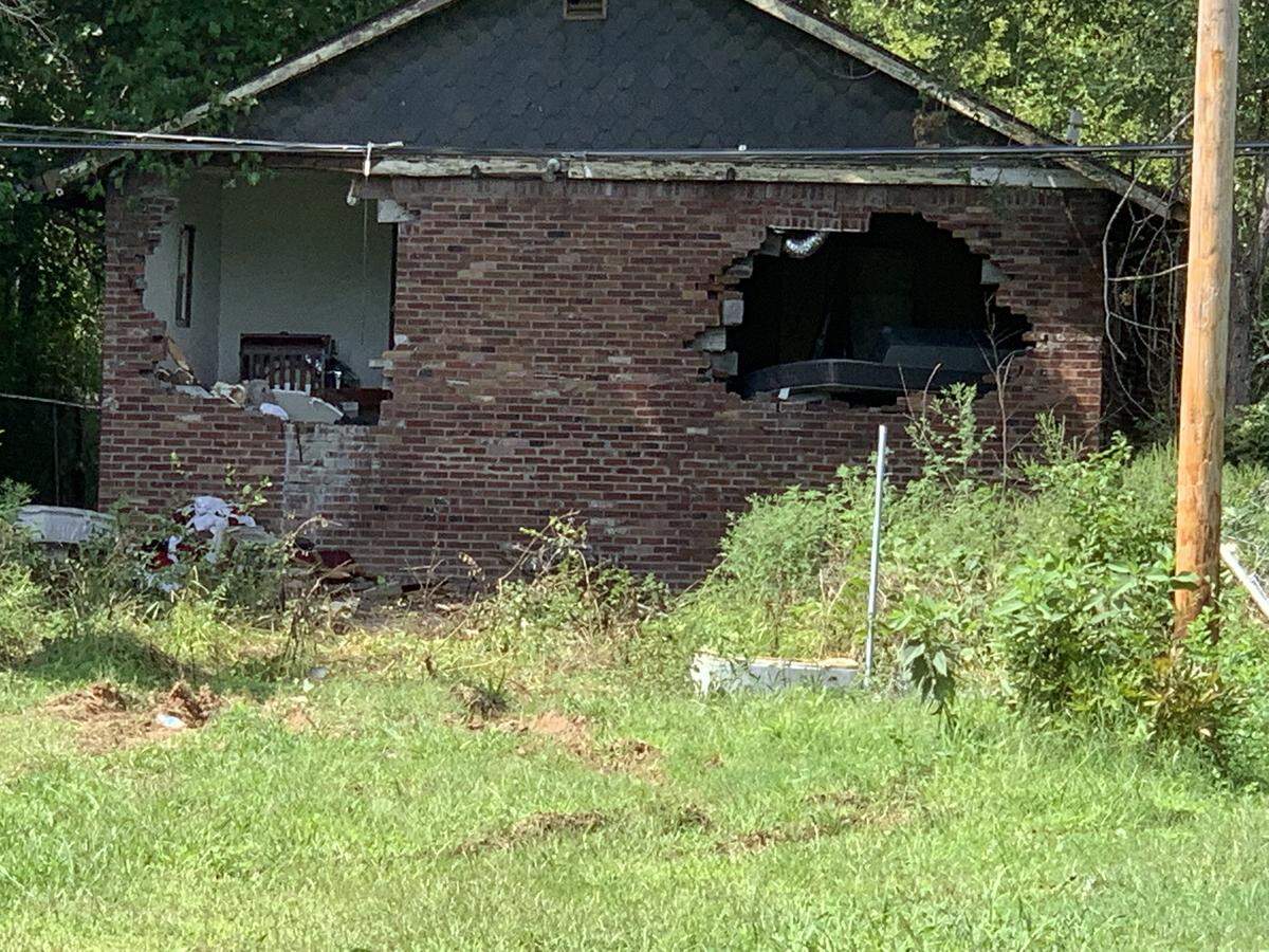 Here’s a view of the back of the house on North 42nd Street where the trooper was shot.