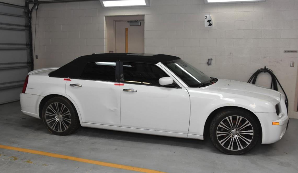 Day’s Chrysler 300 was discovered abandoned in Peru, Illinois, the week he went missing.