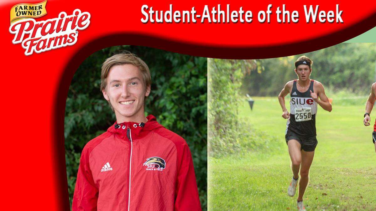 Landon Skelly, a member of the SIUE men’s cross country team, was the the SIUE student-athlete of the week.