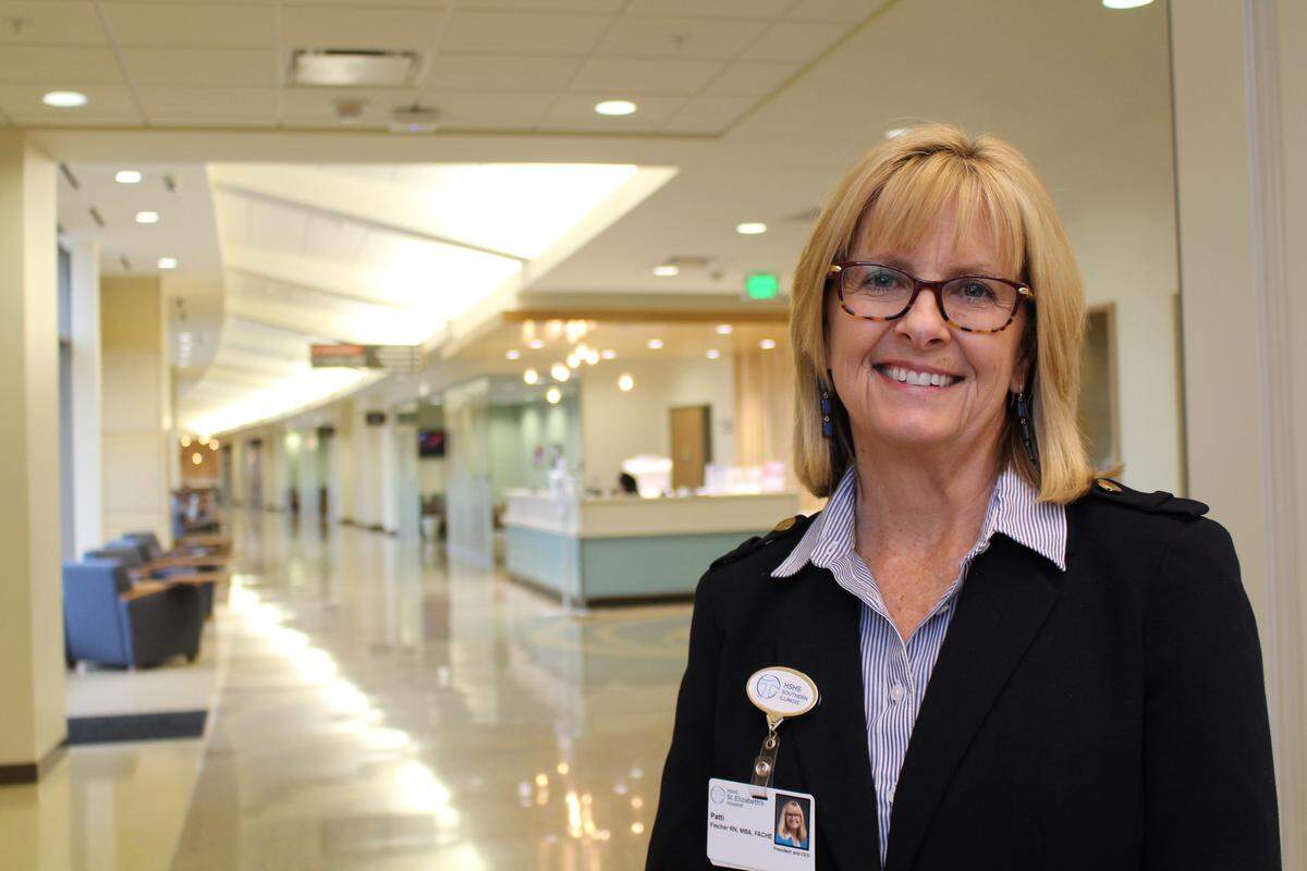 Patti Fischer is the new interim president and CEO of St. Elizabeth's Hospital in O'Fallon.