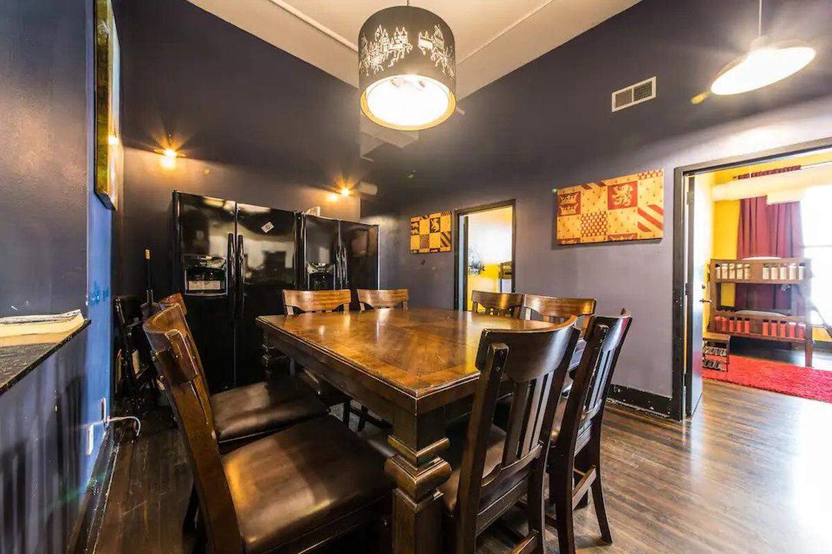 This “Hogwarts Dorms” themed Airbnb is located in downtown St. Louis.