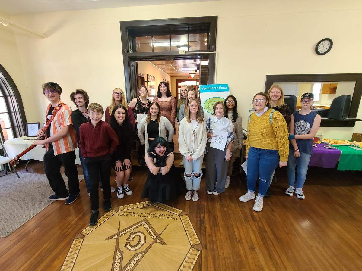 The Highland Arts Council hosted the sixth annual Arts in Action: Youth Arts Expo 2022 at the Highland Masonic Lodge on Saturday, Nov. 19. It featured over 20 regional visual and performing artists — grades fifth through 12th&nbsp;— showcasing their talent for the public.