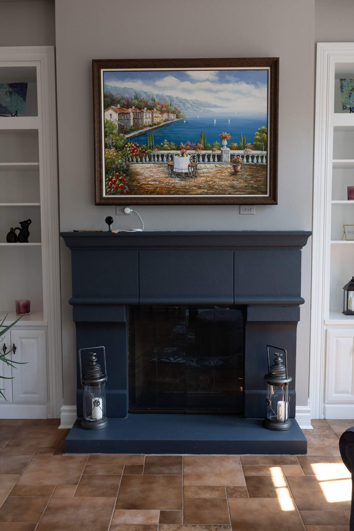 Four fireplaces fill the home at 2102 Clairmont Drive.