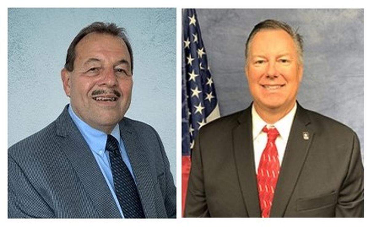 Columbia City Council elected former Ward 3 Alderman Gene Ebersohl, left, to serve as acting mayor on Wednesday night following the resignation of former Mayor Kevin Hutchinson.