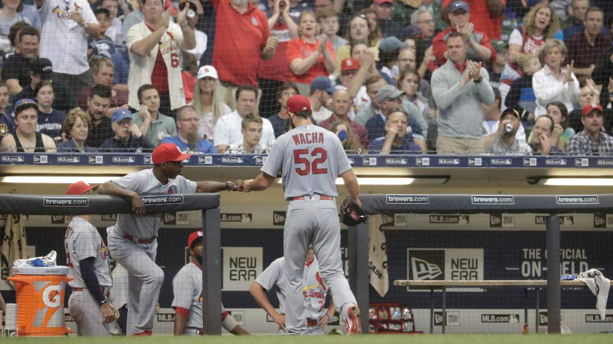 Michael Wacha seems to have shelved his injury issues and is turning into the dominant pitcher the Cardinals thought he could be.