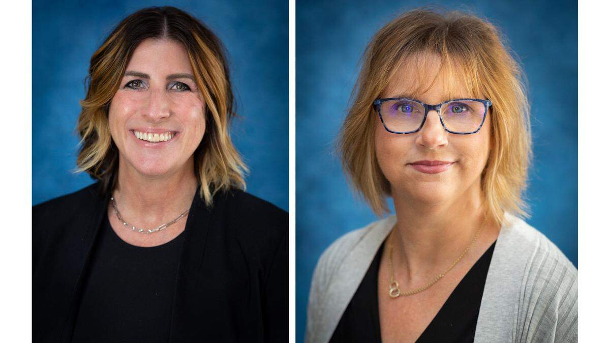 Erika Hunt and Lisa Hood