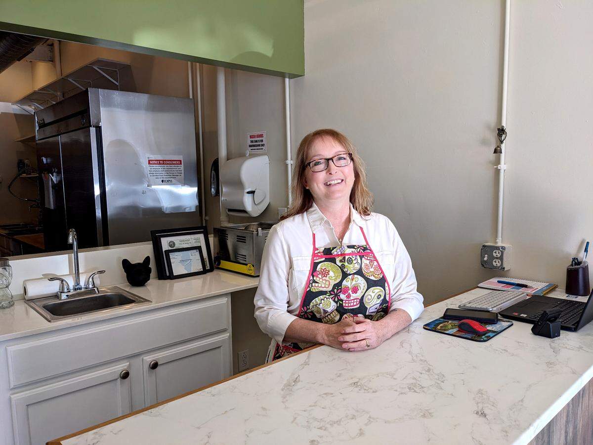 Lori “Lolly” Bregenzer, owner of Comfort Cuisine by Lolly in Alton