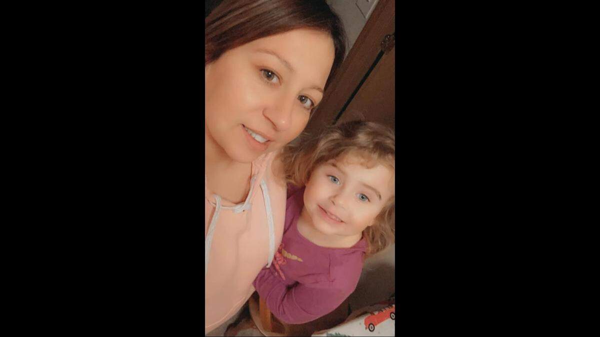 Ashley Koehler and Gracie, 3, the youngest of her five children.