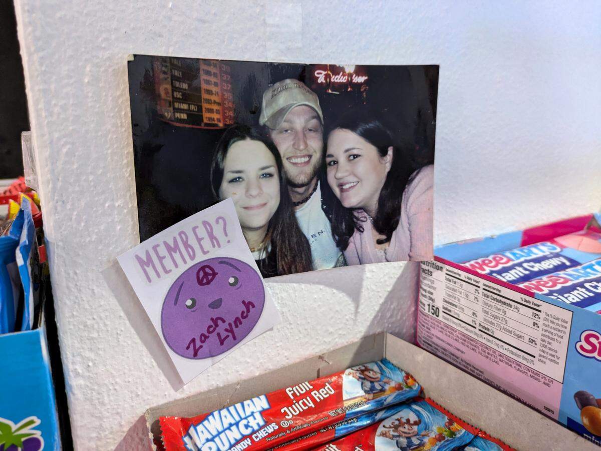 Memory tokens from The Candy Bar owner Stephanie Gain can be found throughout the shop.