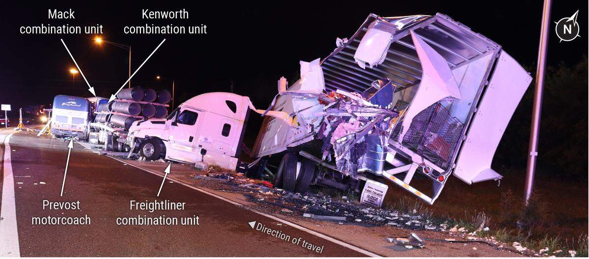 Illinois State Police, annotated by NTSB