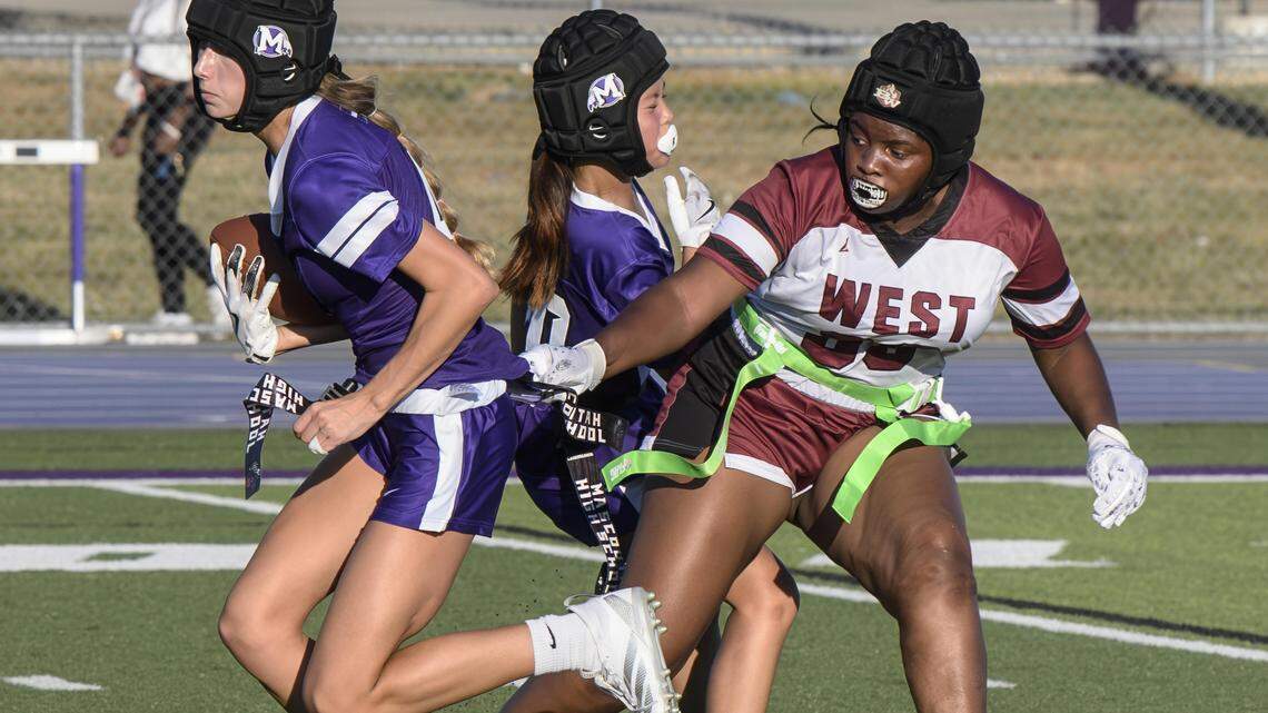 Belleville West star is first area female to earn college football scholarship