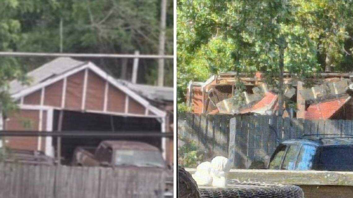 Garage collapses on property at center of battle with city of Belleville